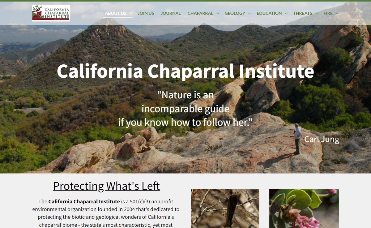 California Chaparral Institute: inspiring connections with Nature.