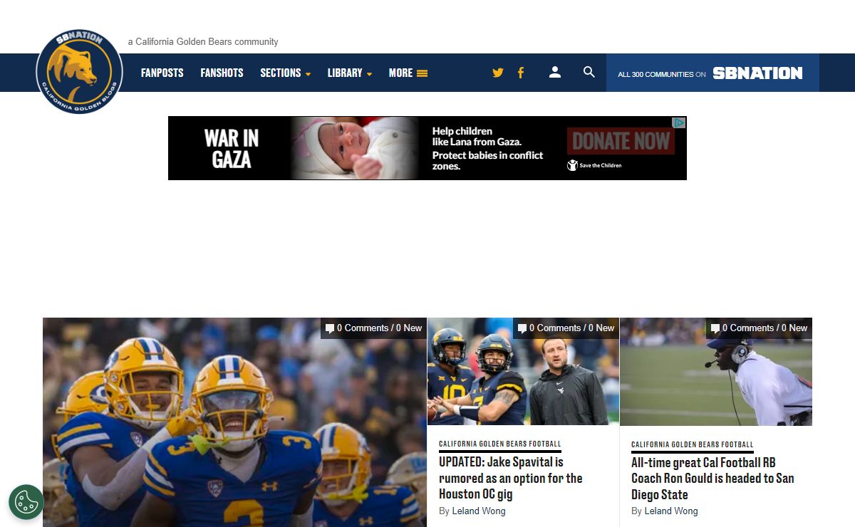 California Golden Blogs, a California Golden Bears community
