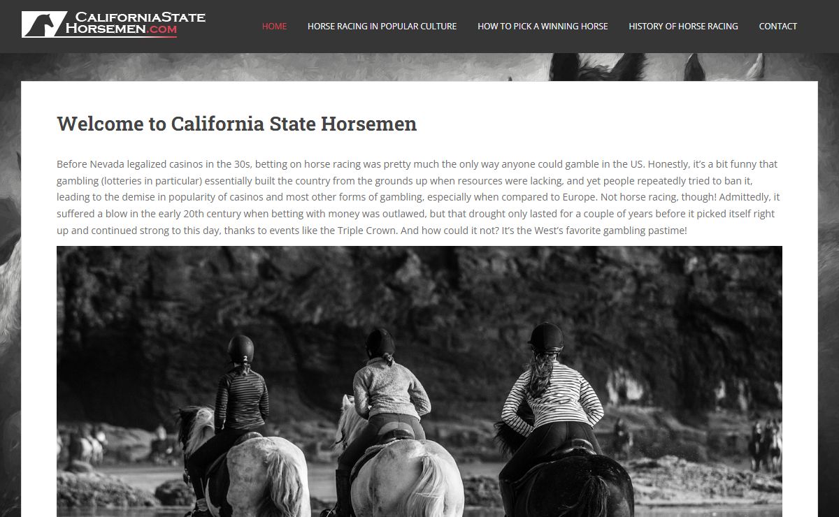Welcome to California State Horsemen