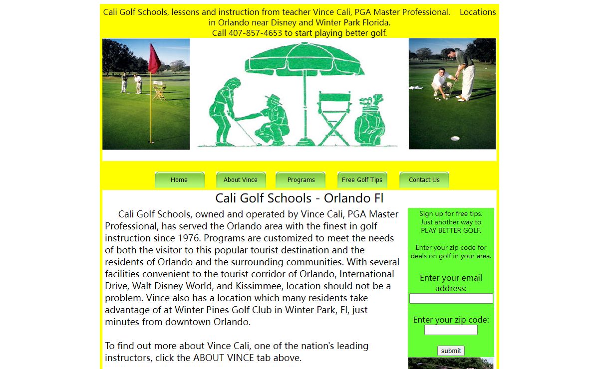 Cali Golf Schools - Orlando, Fl