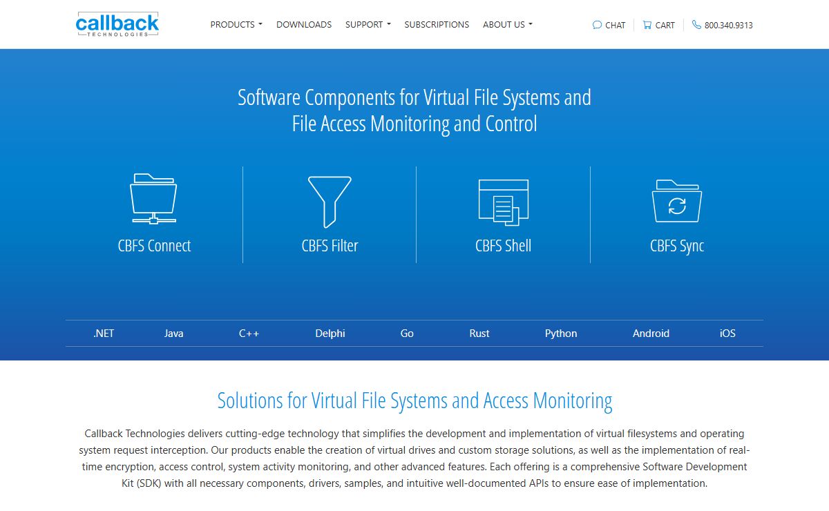 Callback Technologies | System-level components for data storage and access control | Callback Technologies