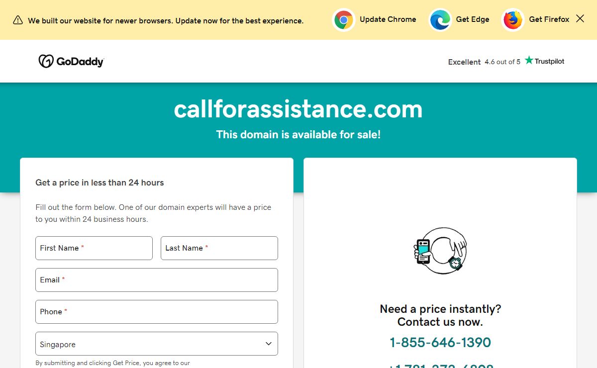 callforassistance.com