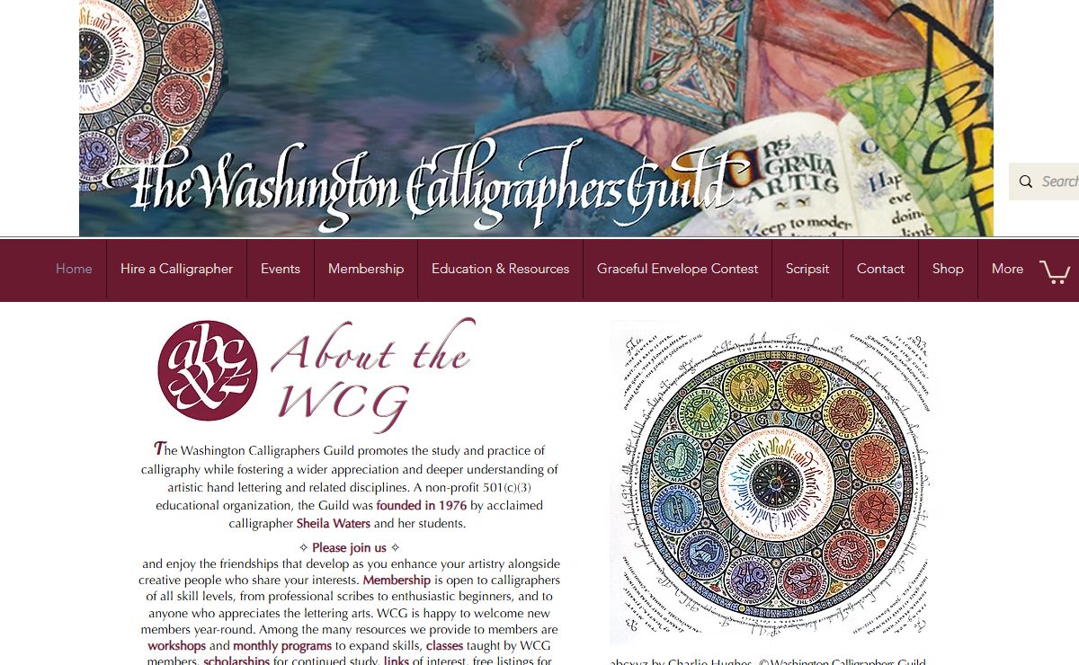Washington DC Calligraphers Guild | Learn lettering or hire a calligrapher