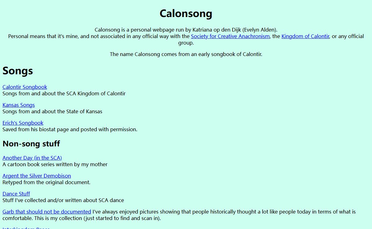 Calonsong!