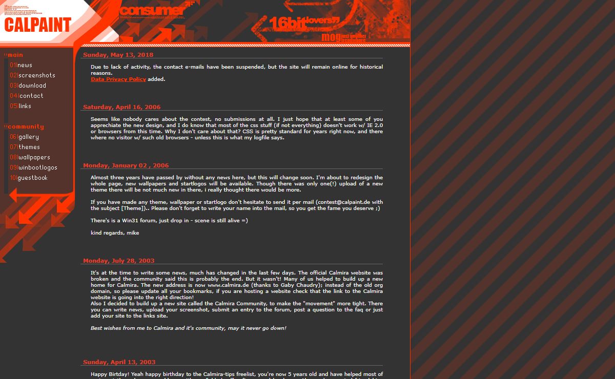 CalPaint - themes for your Calmira