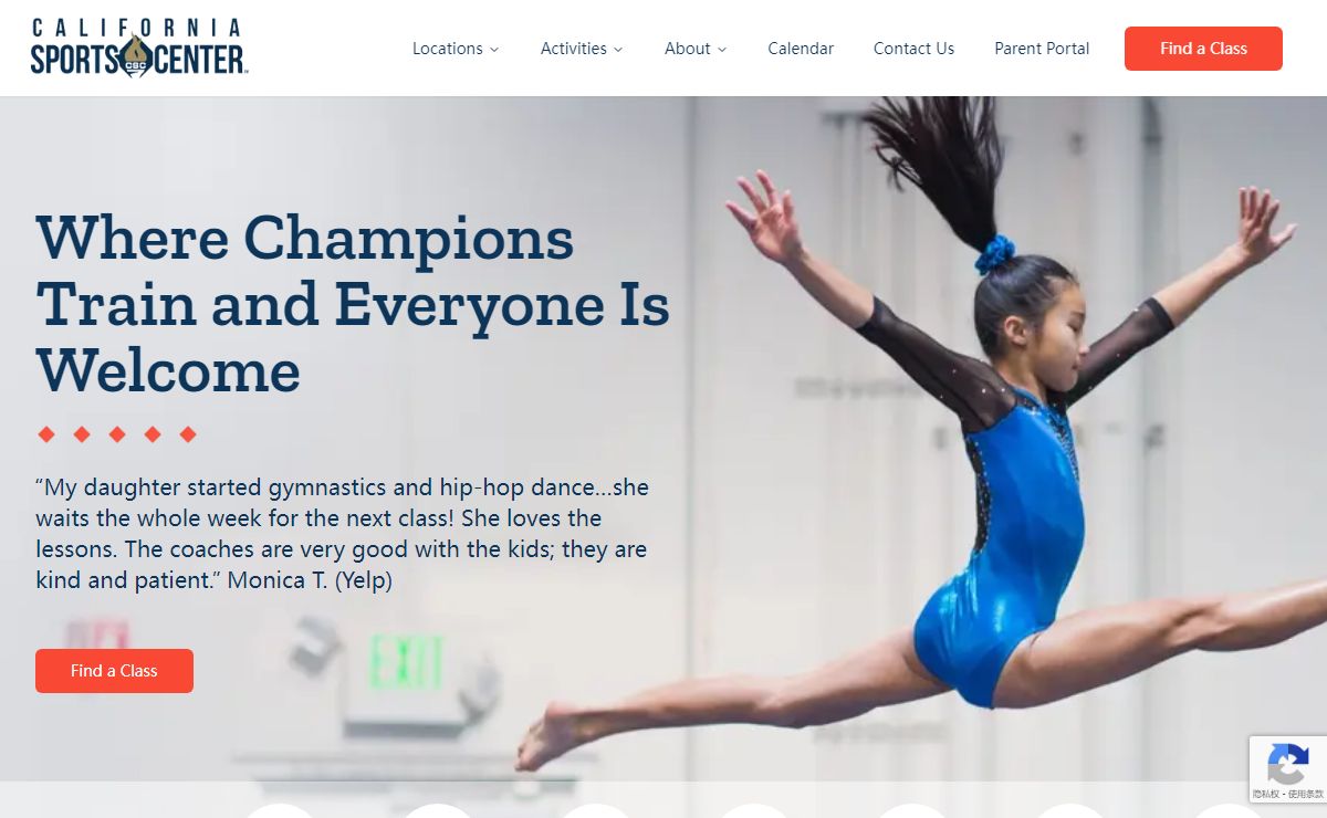 Gymnastics, Dance & Ninja - California Sports Center