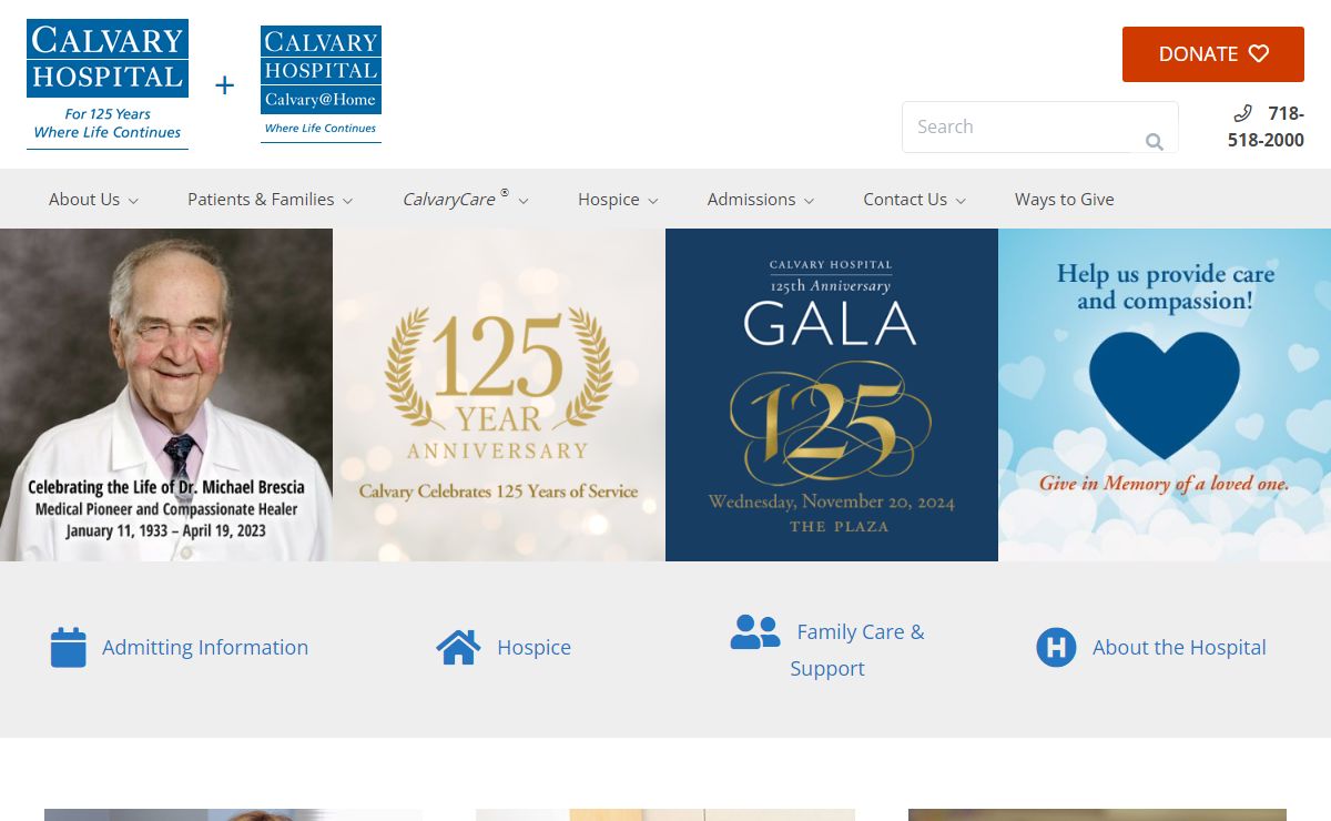 Calvary Hospital | New York Hospice, Home Hospice & Palliative Care