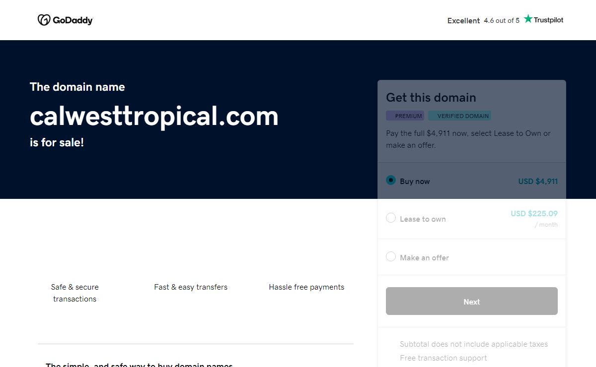 calwesttropical.com