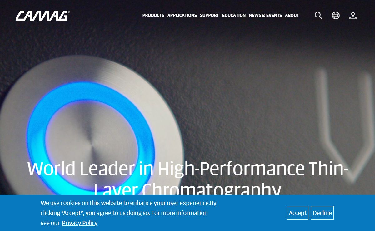 CAMAG | World Leader in High-Performance Thin-Layer Chromatography (HPTLC)