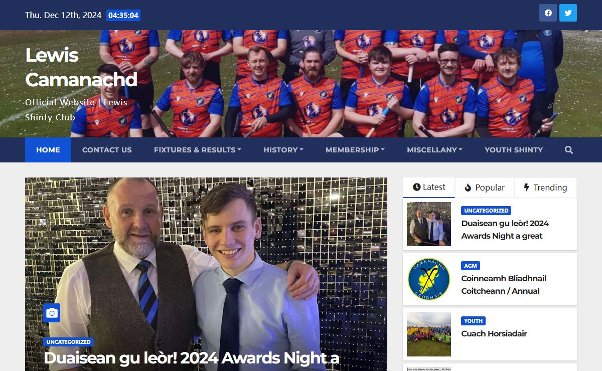 Lewis Camanachd – Official Website | Lewis Shinty Club