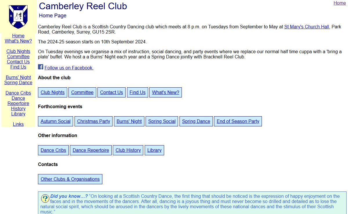 Camberley Reel Club