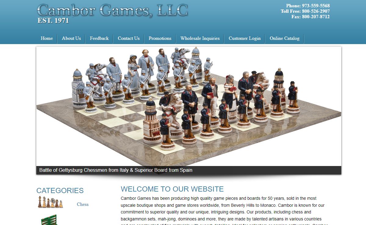 Welcome to Cambor Games, LLC