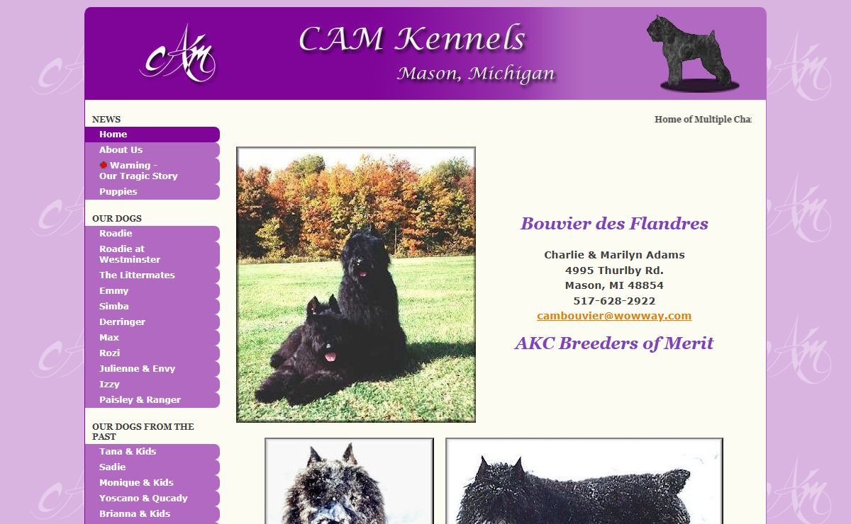 Cam Kennels Welcomes You