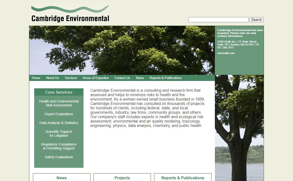 Cambridge Environmental Inc