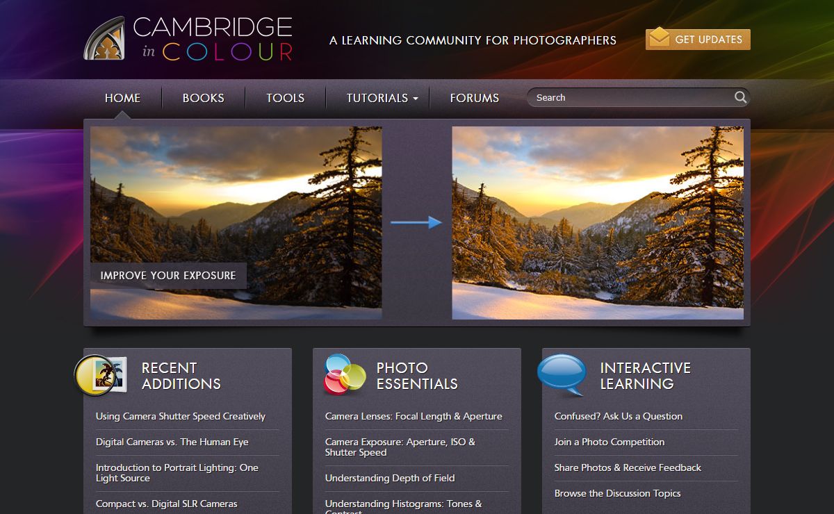 Cambridge in Colour - Photography Tutorials & Learning Community