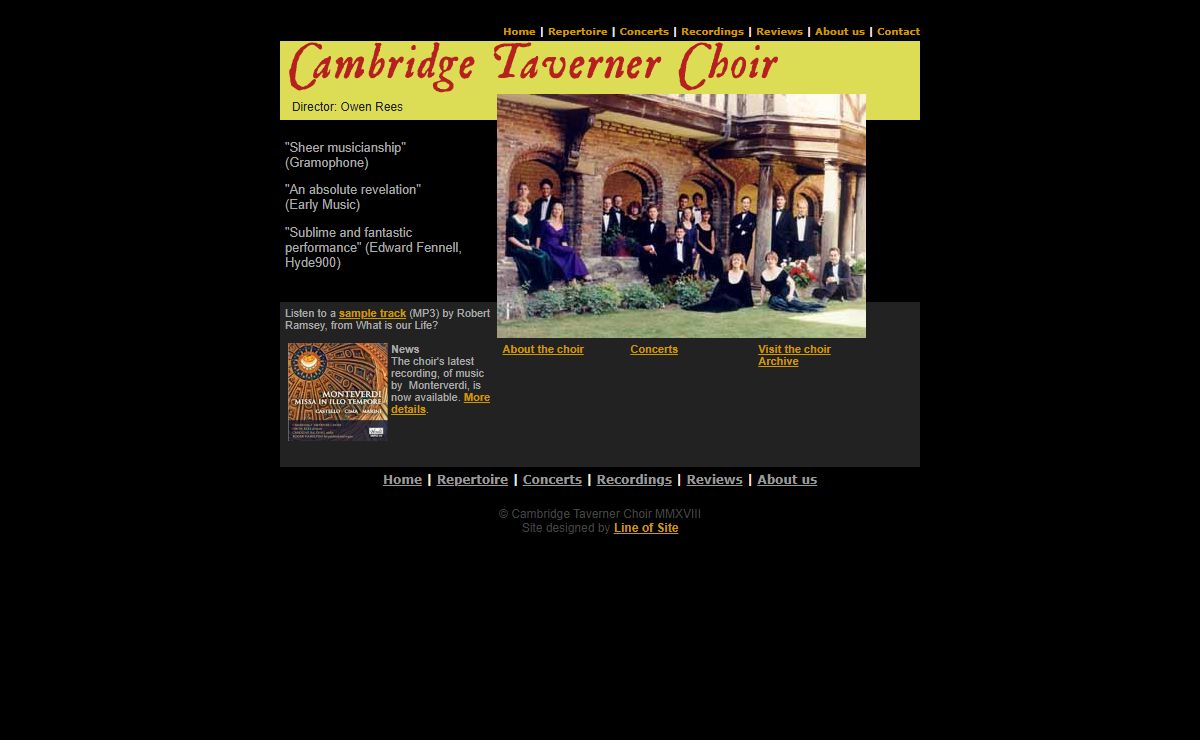 Cambridge Taverner Choir: Home