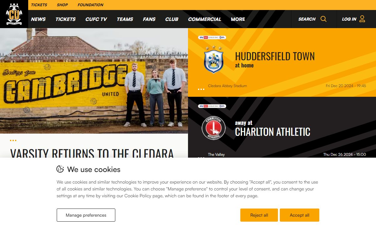 Cambridge United Football Club
