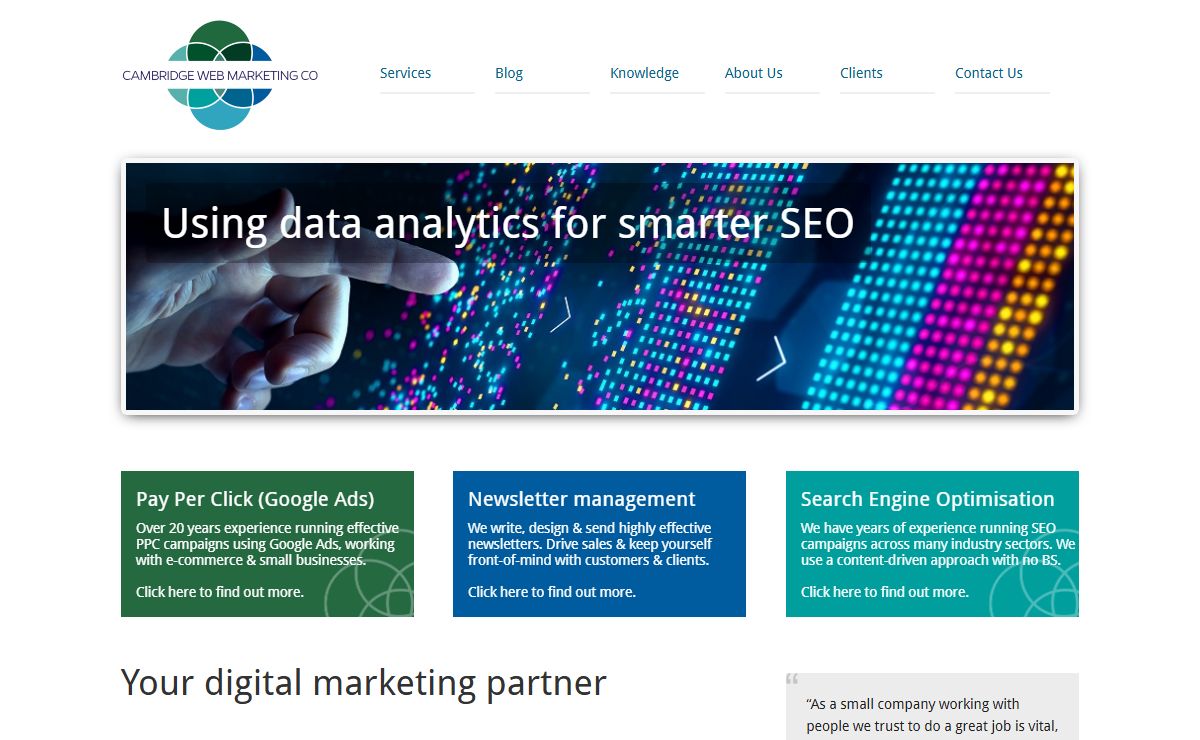Cambridge SEO Services | The Cambridge Web Marketing Co