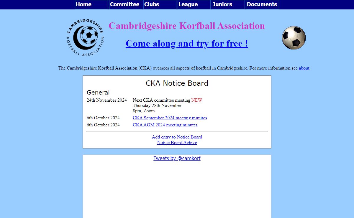 Cambridgeshire Korfball Association