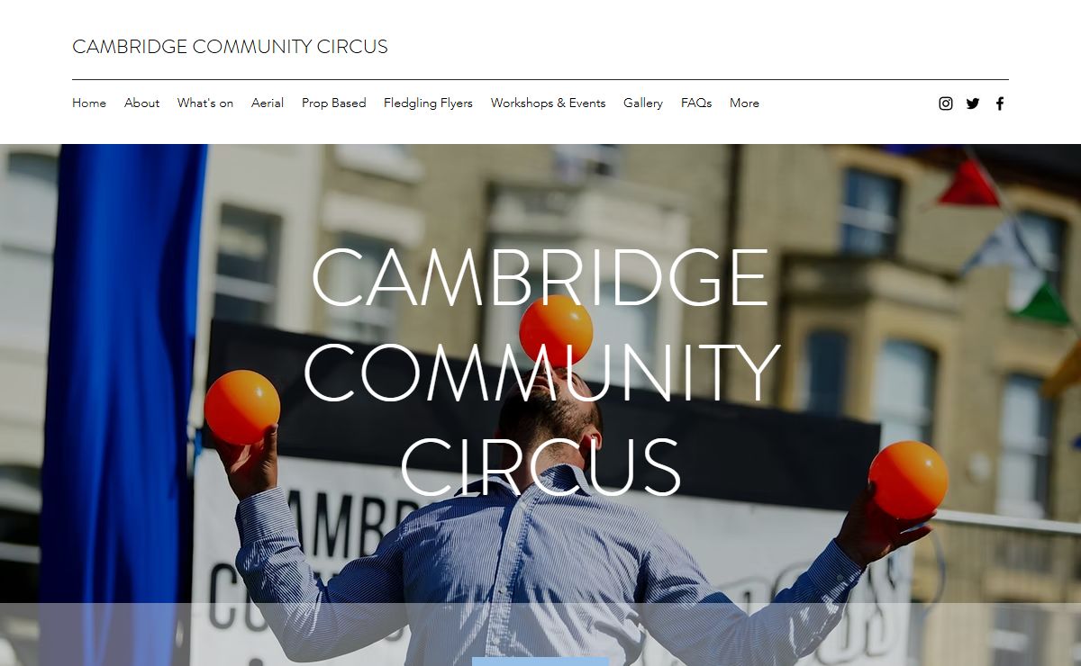 Home | Cambridge Community Circus