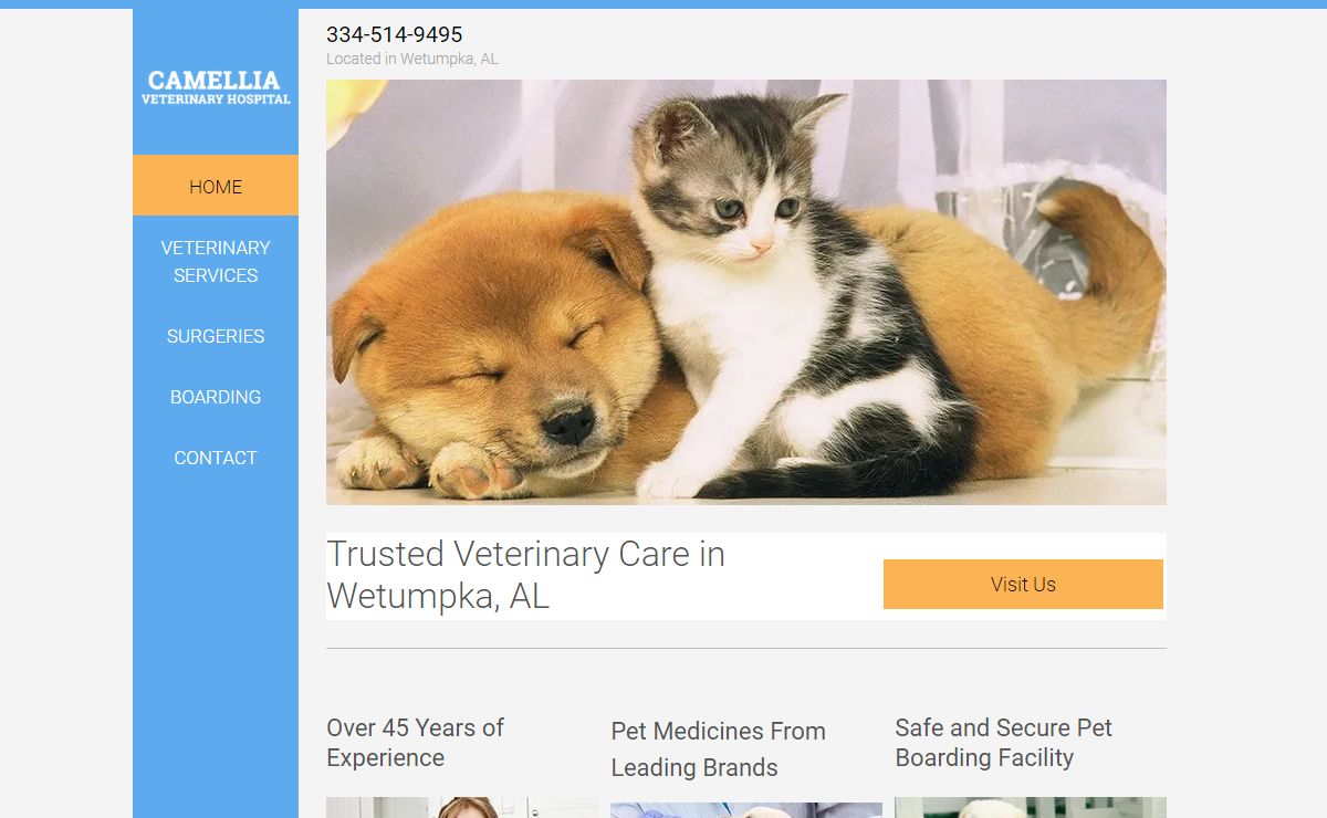 Camellia Veterinary Hospital | Wetumpka, AL