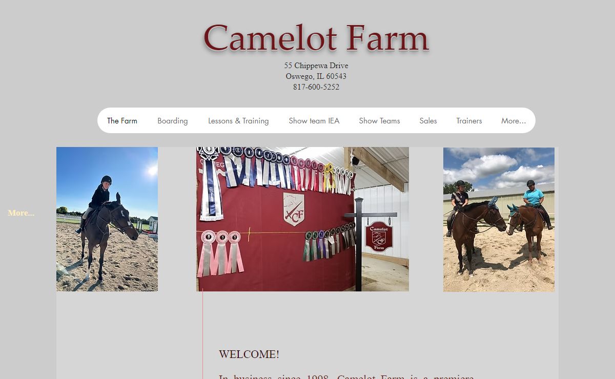 Camelot Farm hunter jumper barn Oswego,Illinois