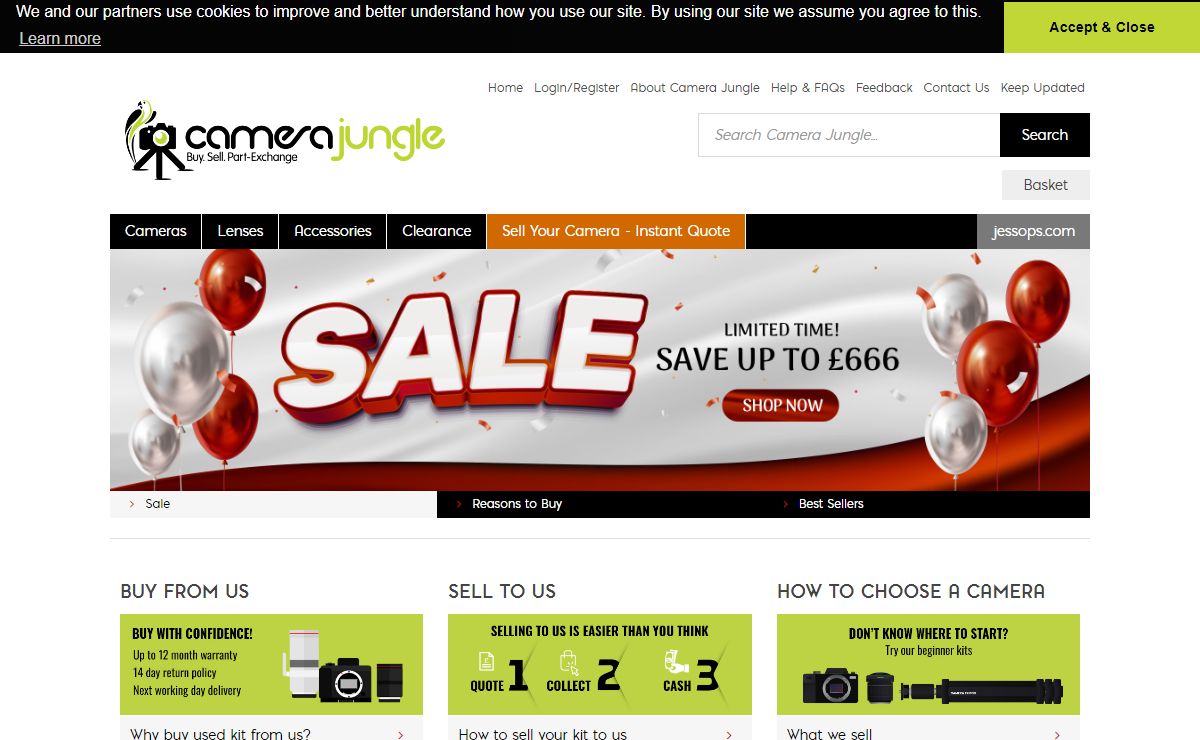 Used Cameras | Lenses & Accessories | Buy, Sell or Part-Exchange | Camera Jungle
