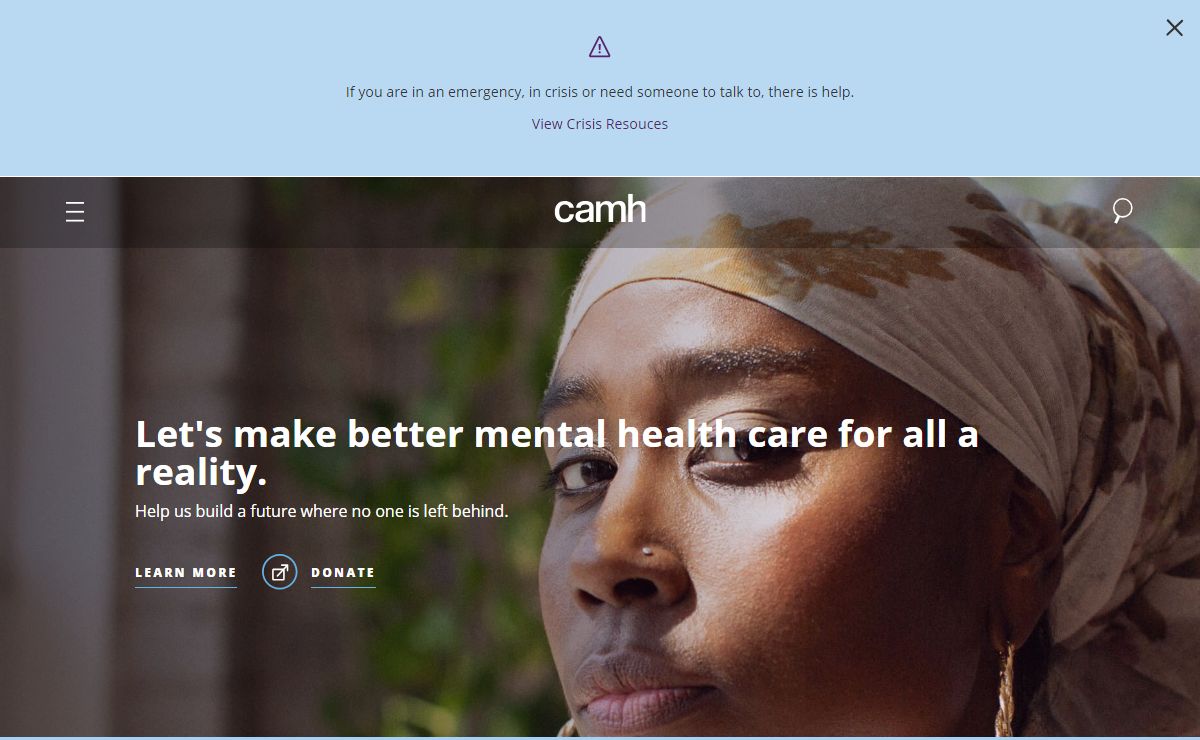 The Centre for Addiction and Mental Health | CAMH