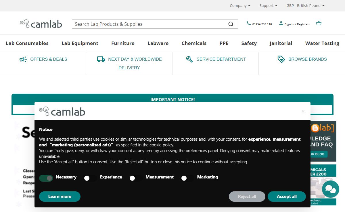 Camlab - The Laboratory People Camlab