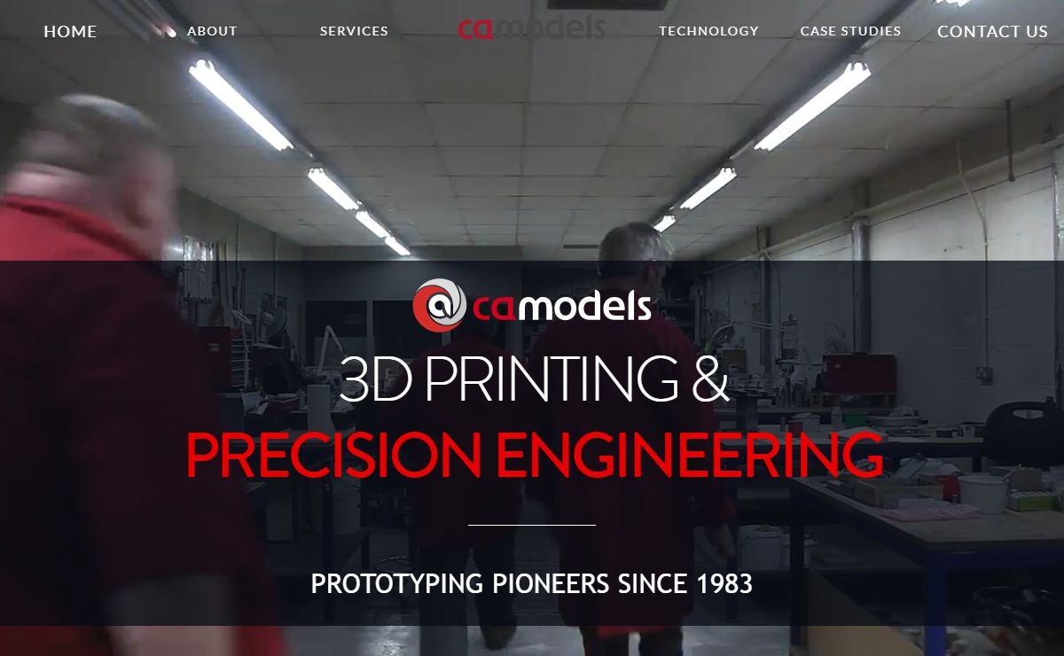 CA Models – 35 years additive manufacturing and precision engineering experience