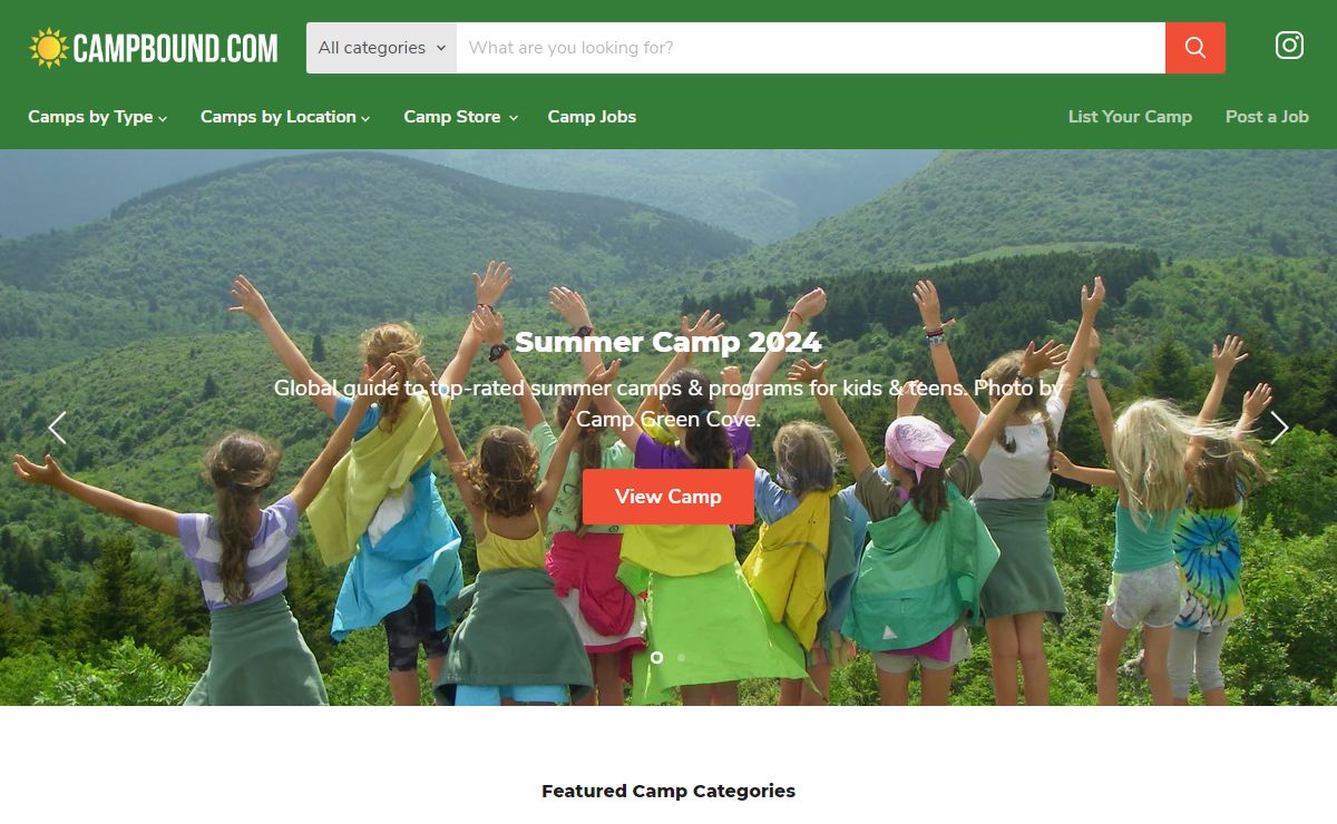 Summer Camps & Summer Programs for Kids & Teens - CampBound.com — Summer Camps & Camp Jobs | CampBound.com