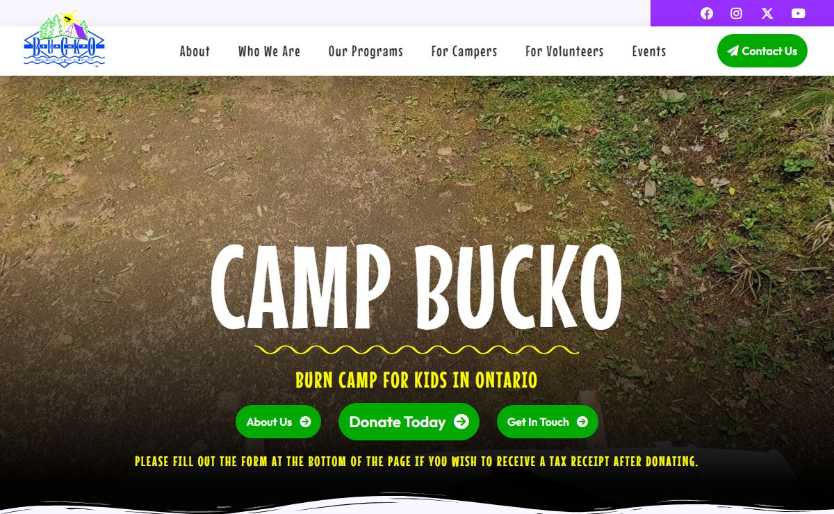 Ontario's Only Burn Camp | Camp BUCKO
