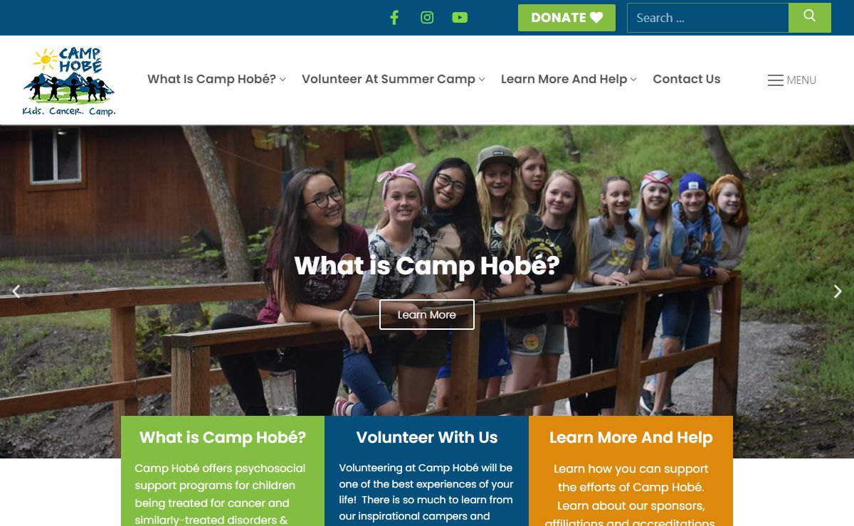 Camp Hobé – Kids. Cancer. Camp.