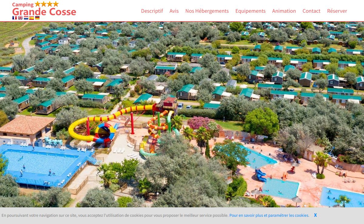 Camping Grande Cosse à Fleury d'Aude, Languedoc Roussillon