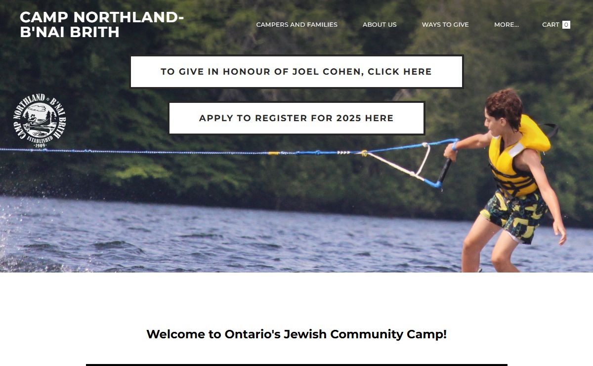 CAMP NORTHLAND-B'NAI BRITH - Home
