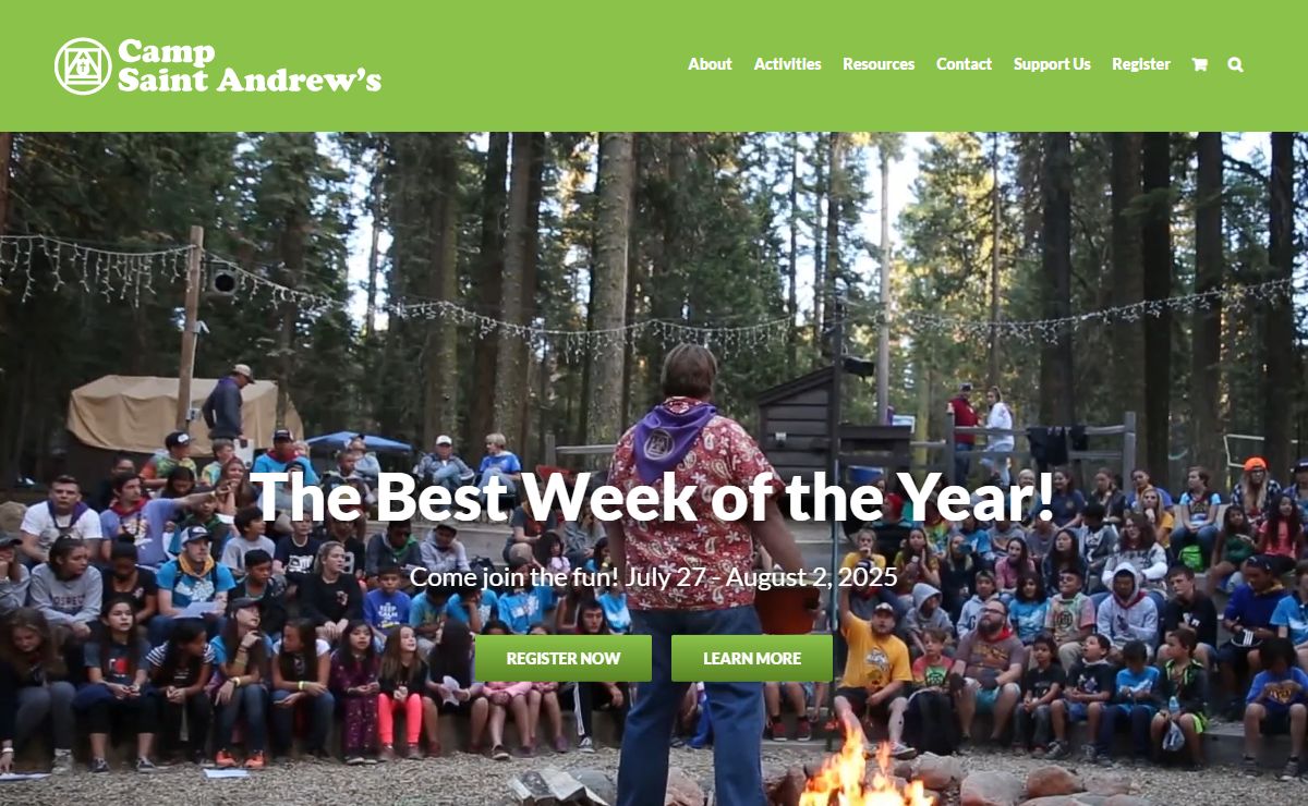 Camp Saint Andrew’s of the Diocese of El Camino Real – The summer camp of the diosese of El Camino Real