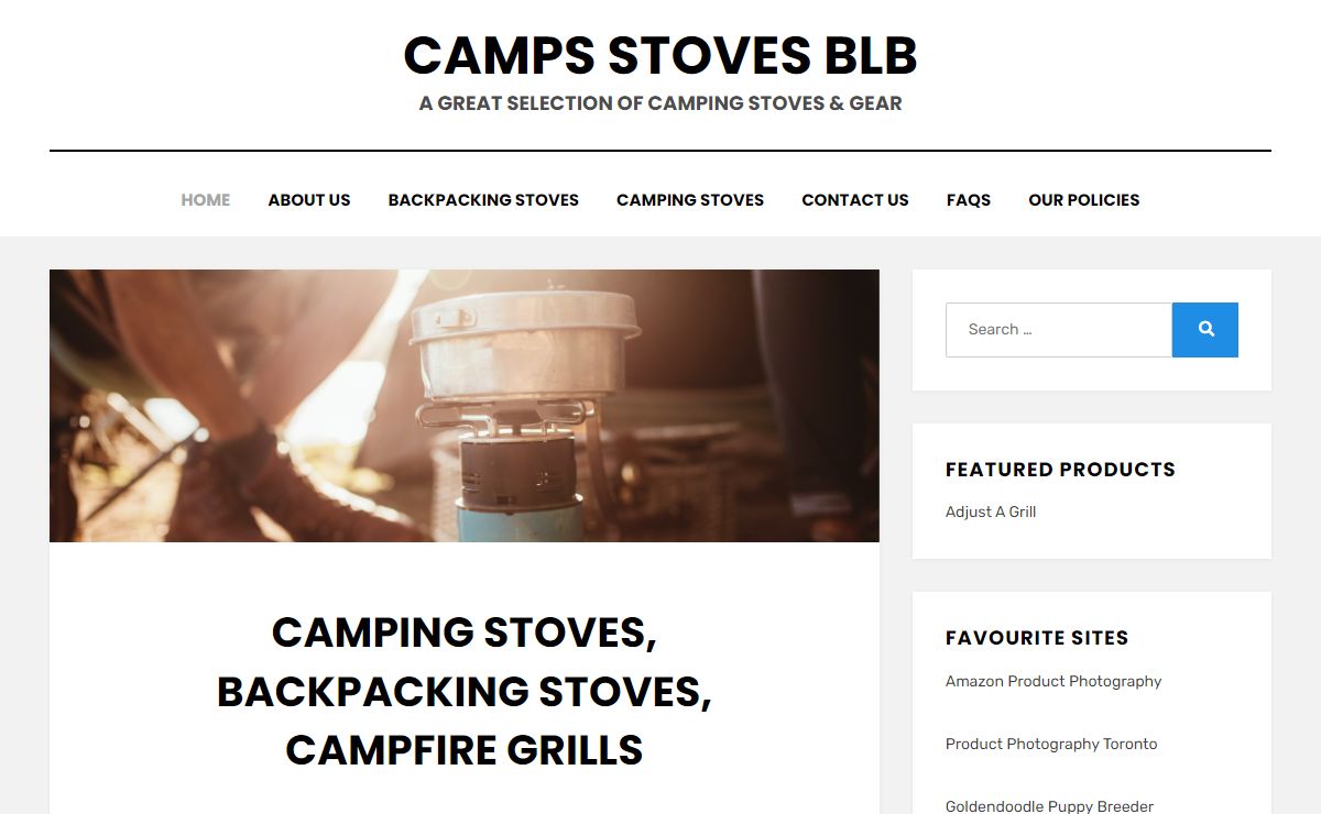 Camps Stoves BLB – A Great Selection of Camping Stoves & Gear