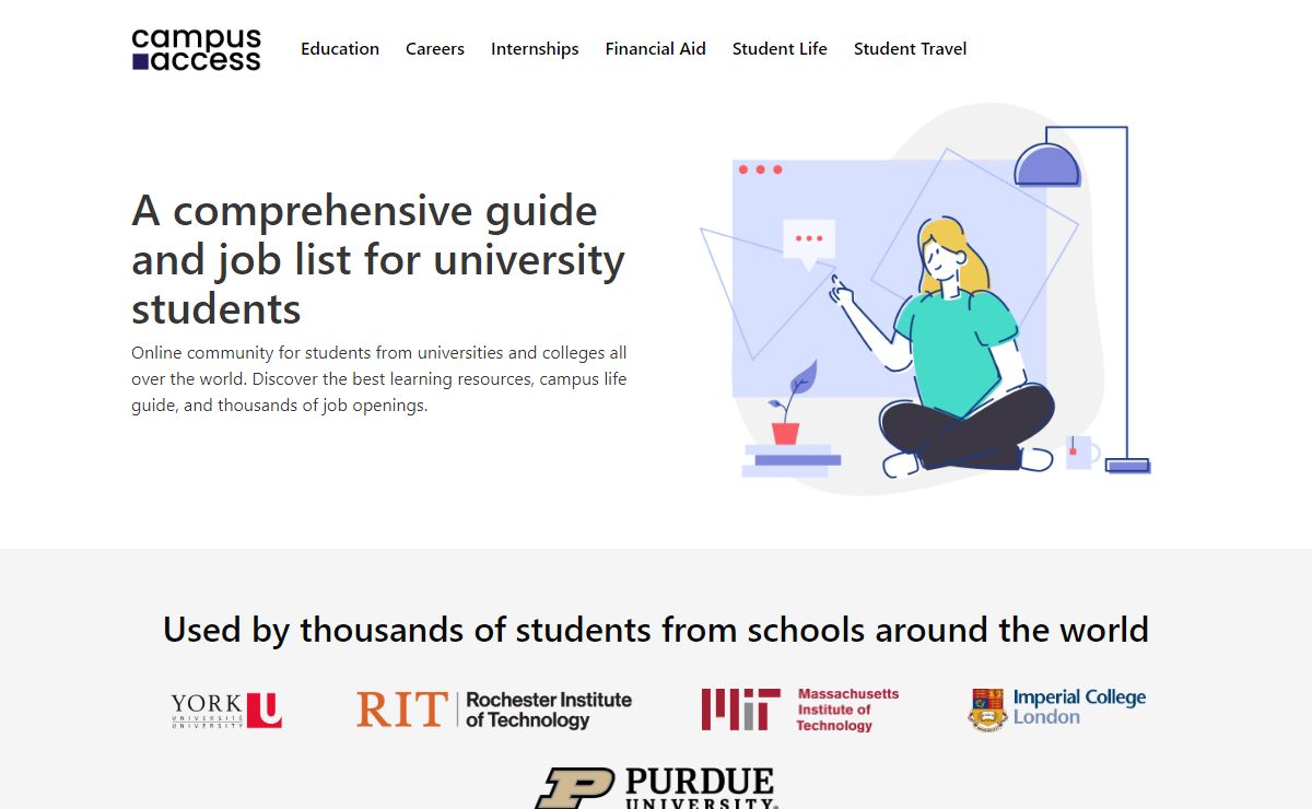 CampusAccess | Comprehensive student guide & job list