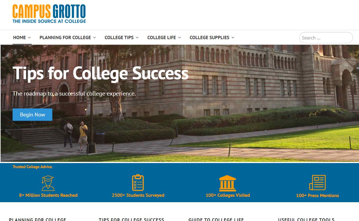 Tips for College Success & Guide to College Life - CampusGrotto
