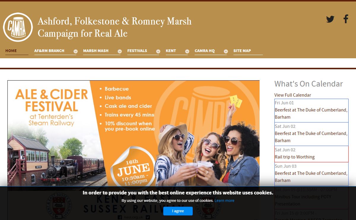 CAMRA in Ashford Folkestone & Romney Marsh, Kent - Home