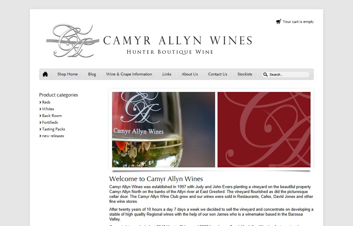 Welcome — Camyr Allyn Wines Online