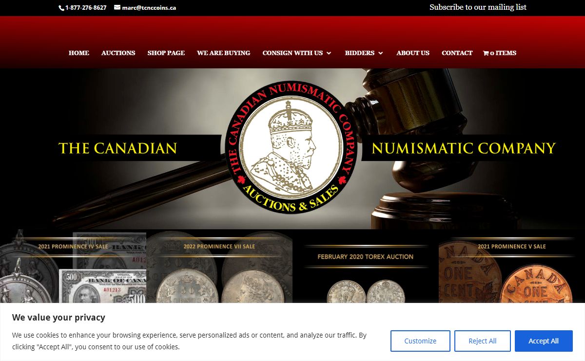 Home - Canadian Coins and Paper Money