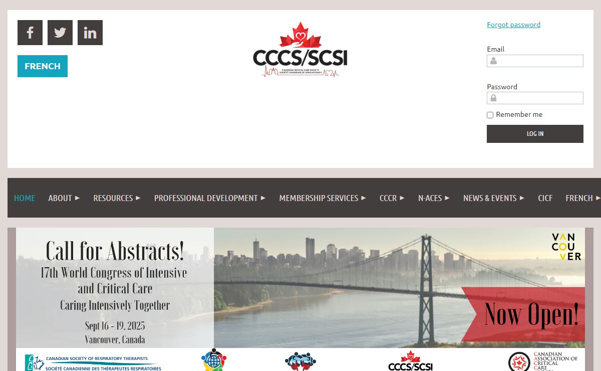 Canadian Critical Care Society - Home
