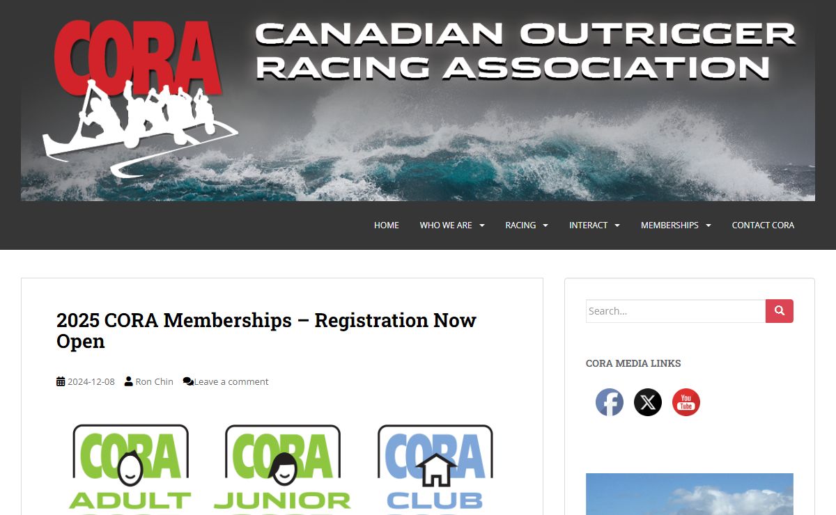 CORA - Canadian Outrigger Racing Association - Share our passion for outrigger canoe racing.