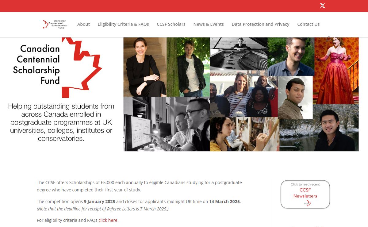 Canadian Centennial Scholarship Fund | Promoting Canada’s Future by helping outstanding students