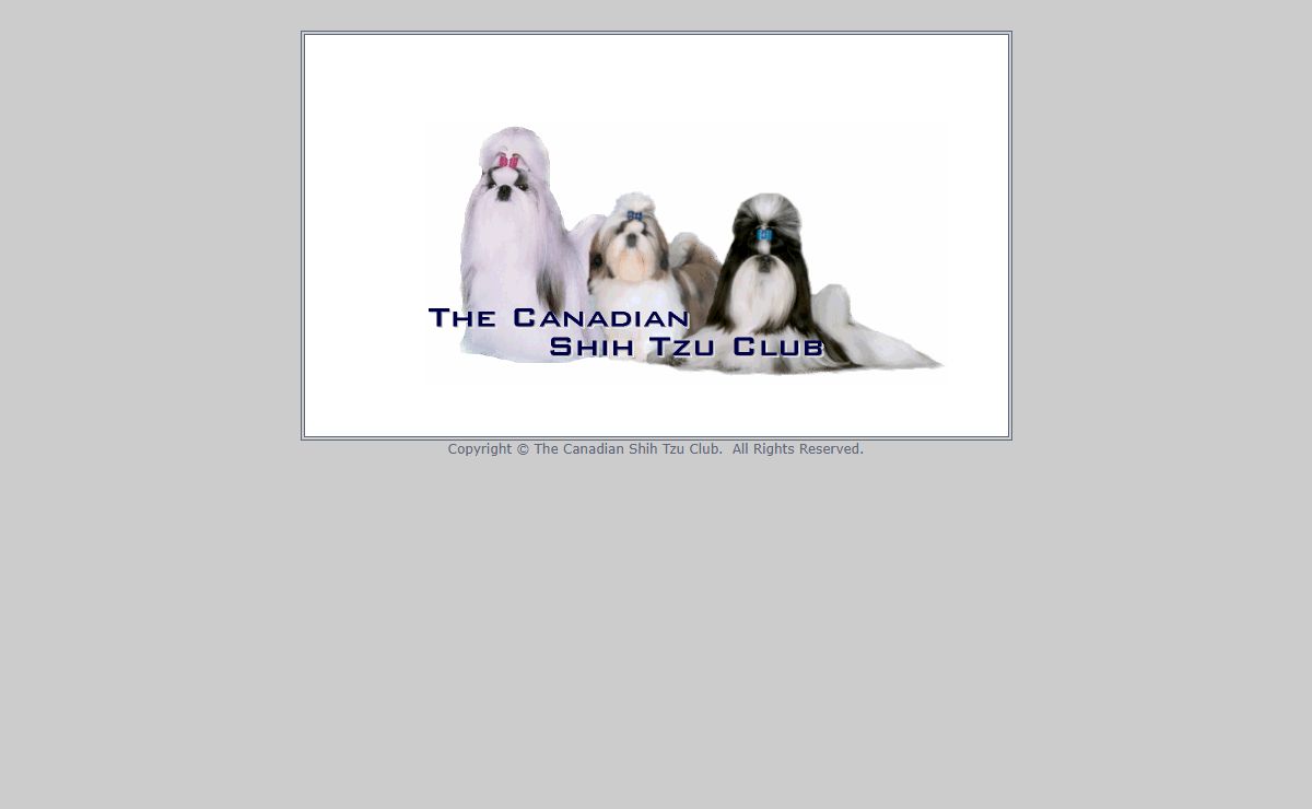 The Canadian Shih Tzu Club