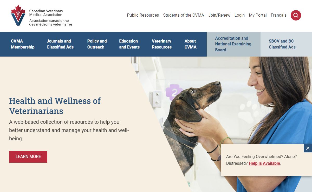 Home | Canadian Veterinary Medical Association
