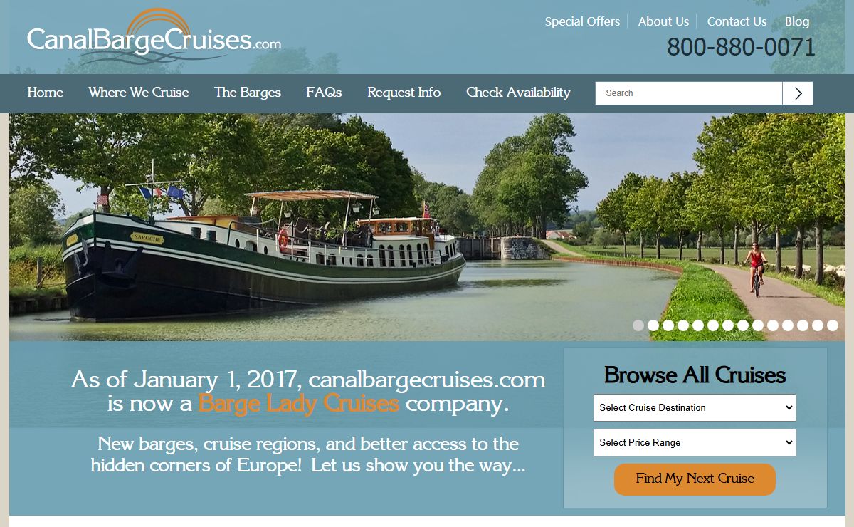 Canal Barge Cruises | France | Europe | River Cruises