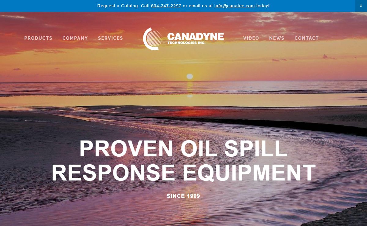 Oil Spill Containment & Response Solutions | Canadyne