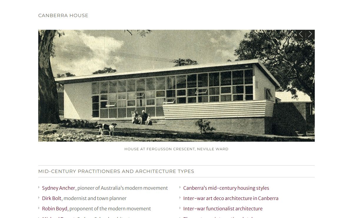 Canberra house | mid-century architecture and art in Canberra